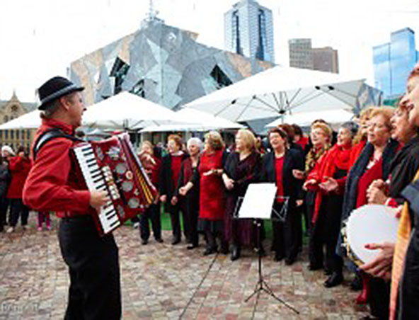 Melbourne Piano Accordion Player - Wedding Music - Singer